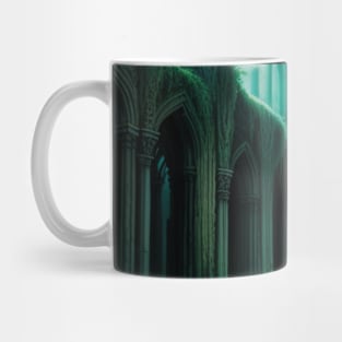 Mysterious Abandoned Church in the Woods Mug